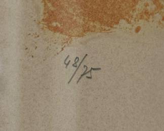 Fernand Léger (French, 1881-1955), "Les Deux Visages/The Two Faces," lithograph, signed, ed/ 68/75