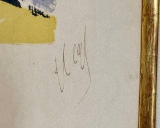 Fernand Léger (French, 1881-1955), "Les Deux Visages/The Two Faces," lithograph, signed, ed/ 68/75