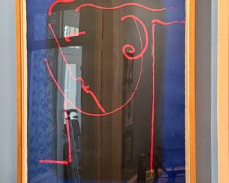 Orlando Agudelo-Botero (Columbian, b. 1946)​​​​​​​,&nbsp;untitled abstract figural, serigraph, printers proof, signed, ed. 4/5