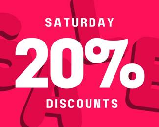 ALL GOODS DISCOUNTED 20%