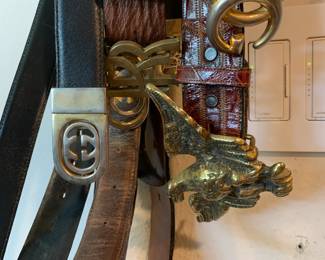 Gucci belts and buckles