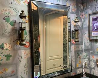 Candle Sconces, Mirror