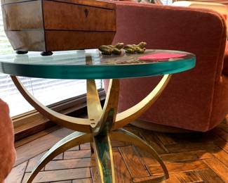 Pepe Mendoza Brass & Turquoise table