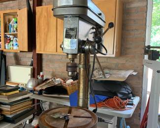 Standing drill press