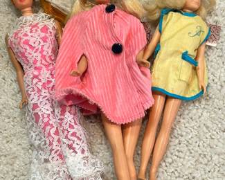 Talking Stacey, Talking PJ, and Skipper Barbies