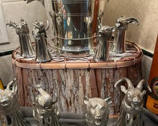 Universal Pewter Stag Set