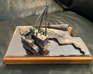 Ricker Pewter Commissioned Piece for Northern Border Pipeline