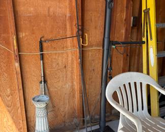 Shepherd’s hooks and outdoor items