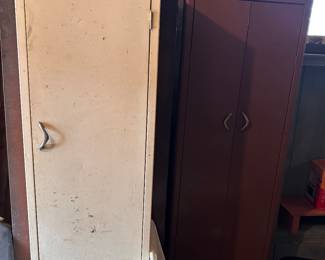 Metal storage cabinets