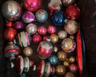 Antique Xmas ornaments