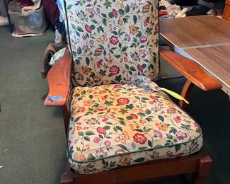 Vintage maple Morris style chair
