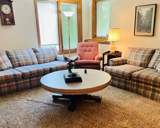 Sofa bed, love seat, chair and accessories!