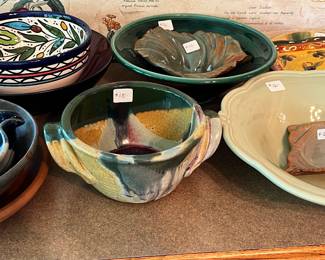 Fabulous pottery! Many are signed.