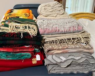 Blankets, afghans and so on !