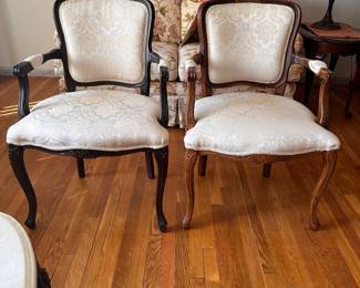 Pair French chairs