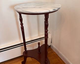 Marble top stand