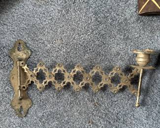 vintage posable candle holder