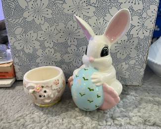 vintage Easter decor