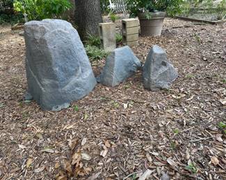 faux rocks