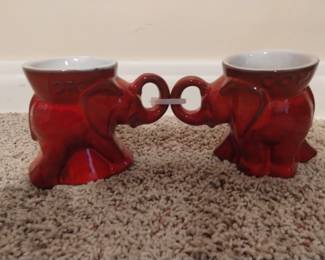 Red Frankoma GOP 1976 coffee mugs