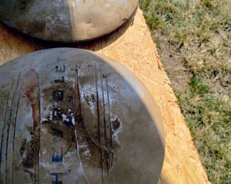 Vintage Chevrolet hubcaps