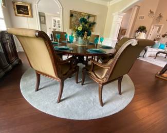 Henredon table and chairs.
