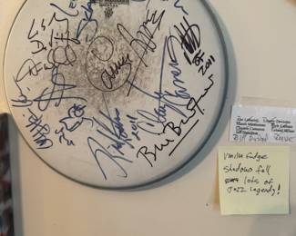 The jazz legends signed 