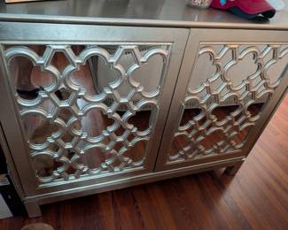 Mirrored front dresser