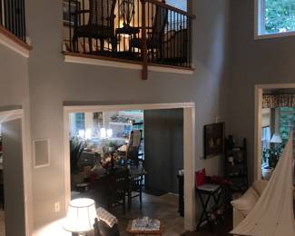 View Of The Living Room From The Second Floor