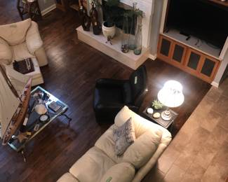 View Of The Living Room From The Second Floor