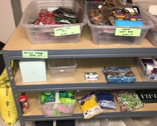 Items Located In The Unfinished Storage Area In The Lower Level