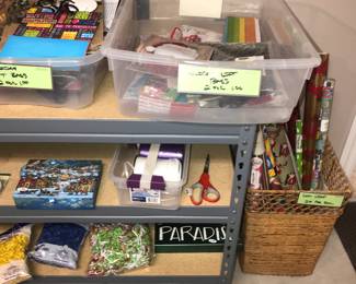 Items Located In The Unfinished Storage Area In The Lower Level