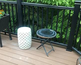 Items Located On The Back Patio