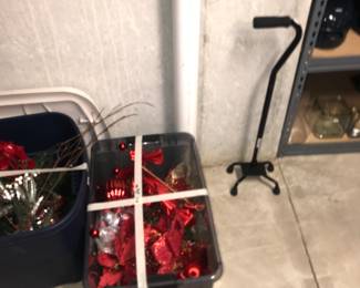 Items Located In The Unfinished Storage Area In The Lower Level