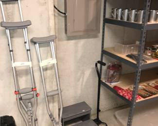 Items Located In The Unfinished Storage Area In The Lower Level