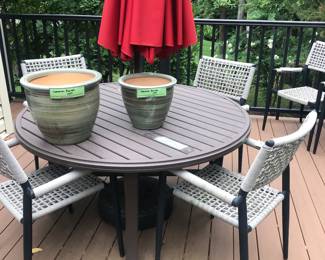 Items Located On The Back Patio