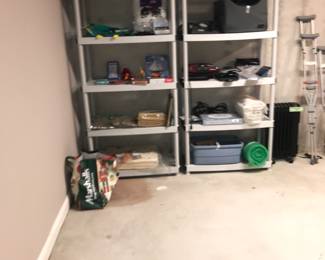 Items Located In The Unfinished Storage Area In The Lower Level