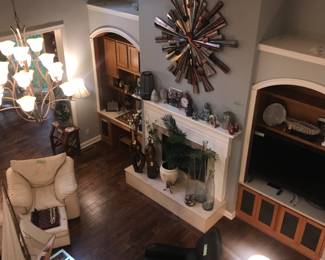 View Of The Living Room From The Second Floor