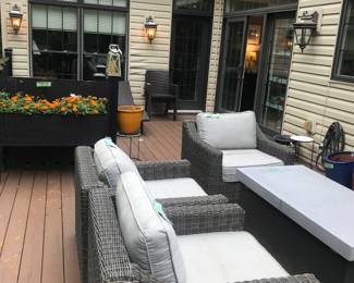 Items Located On The Back Patio
