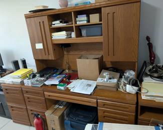 Large sectional desk