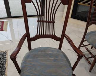 One of the dining room chairs