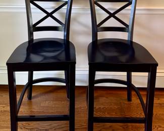 (2) Crate & Barrel Bar Stools