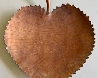 Neiman Marcus Copper Leaf Tray