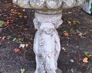 Cement Birdbath