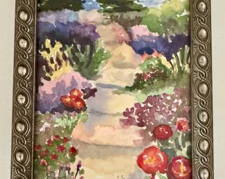 "Oceanview" Signed Watercolor