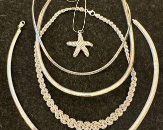 Sterling Silver Necklaces