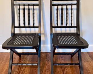 (6) Ballard Design Folding Chairs