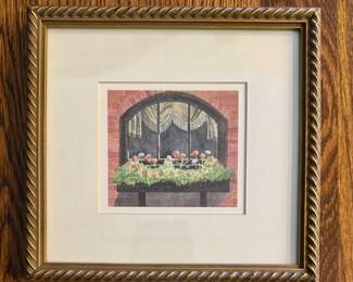 Framed Watercolor