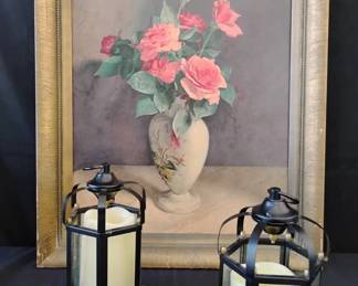 BO431Rose Candle Decor