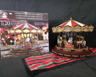 BO404Mr christmas deluxe carousel